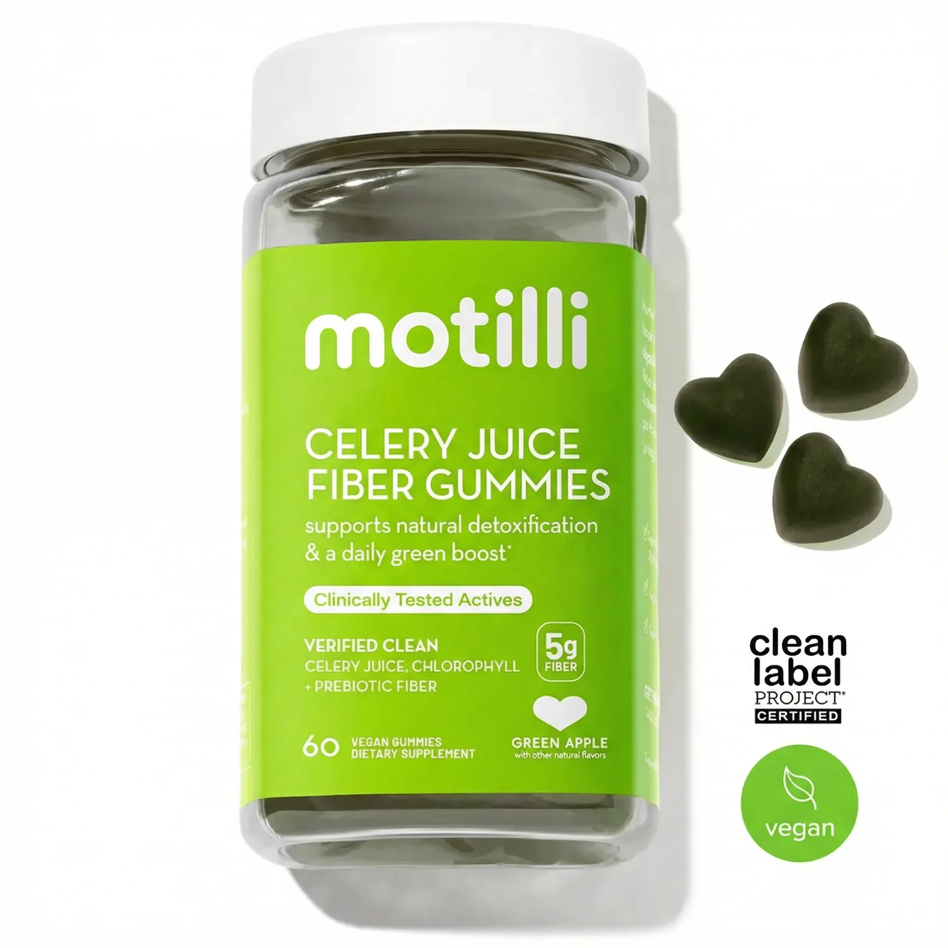 Motilli Celery Juice Fiber Gummies